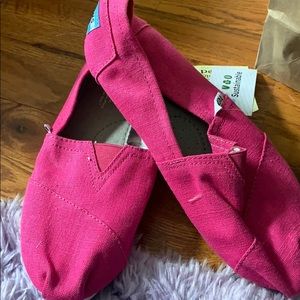 Hot Pink Brand New Toms